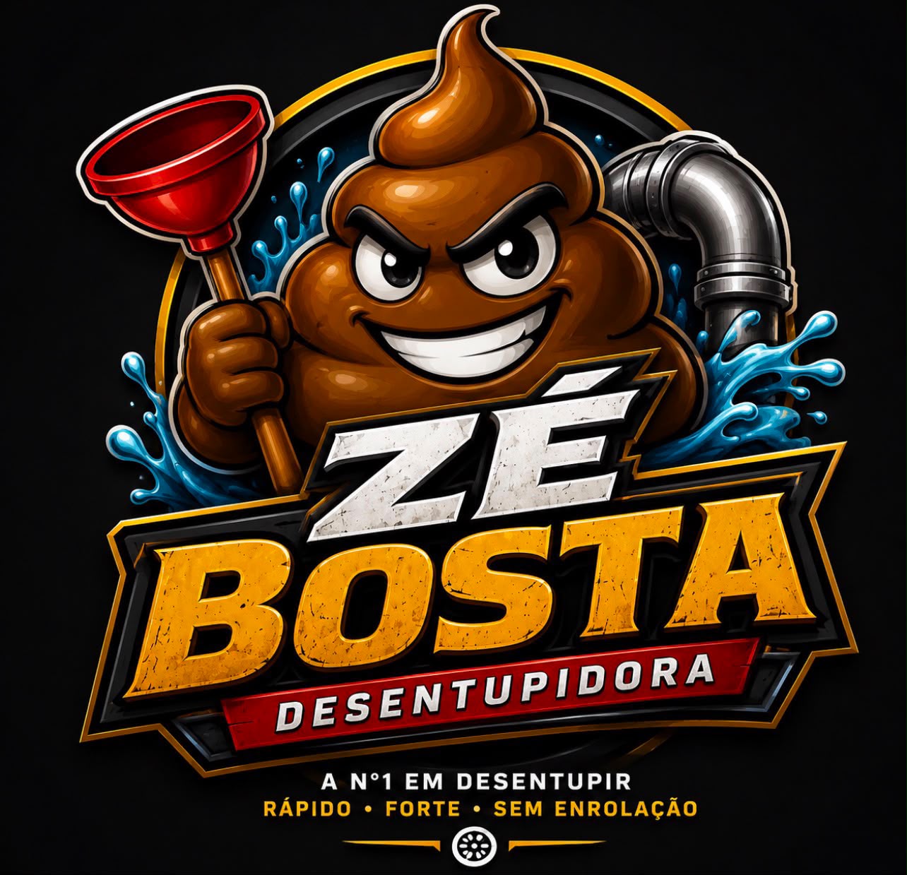 Logotipo da Desentupidora Zé Bosta